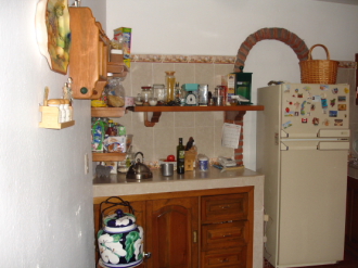 Kitchen in a shared house