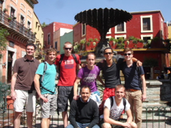Students on the Plaza Baratillo